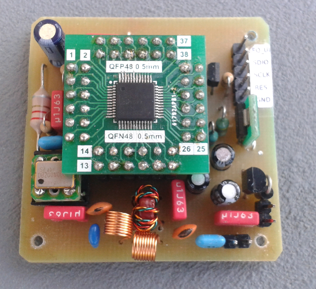 DDS using AD9951 controlled by STM32 Micromaker.de